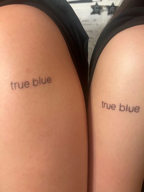 Boygenius Tattoo, Friendship Tattoo, Cute Simple Tattoos, Party Tattoos, Blue Tattoo, Tattoo Now, Cute Little Tattoos, Cute Tiny Tattoos, Matching Tattoo