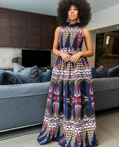 Trendy Business Looks With Kitenge Outfits (5) Kitenge Dress, Kitenge Designs, Long African Dresses, Afrikaanse Mode, African Maxi Dresses, Dress Sleeve Styles, Sleeveless Long Dress, African Print Dresses, Kitenge