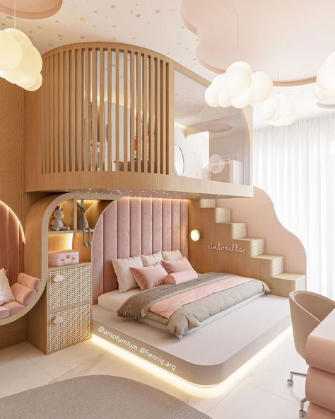 Kids Bed Design, Cool Kids Bedrooms, Dream Bedroom Inspiration, Kids Room Interior Design, Modern Kids Bedroom, Modern Kids Room, Princess Bedroom, Kids Bedroom Inspiration, Kids Bedroom Designs