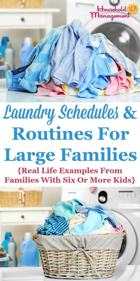 Large Family Logistics, Organizing Laundry For Large Family, Large Family Laundry System, Laundry System For Large Family, Laundry Schedule Family, Declutter 365, How To Remove Kitchen Cabinets, Domestic Science, Family Chaos