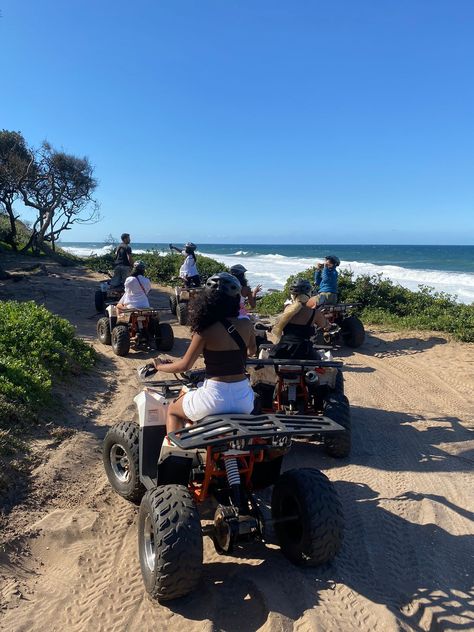 Kzn South Africa, Vacation South Africa, South Africa Holiday, South Africa Travel Aesthetic, Quad Biking Aesthetic, Africa Travel Aesthetic, Durban South Africa Aesthetic, Quad Bike Aesthetic, Cape Town South Africa Aesthetic