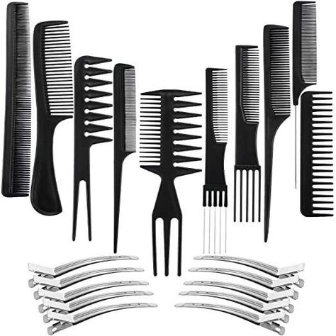 Rat Tail Comb, Hair Barber, Static Hair, Duck Bill, Facial Cleaning, Comb Set, Metal Comb, Styling Comb, Styling Brush