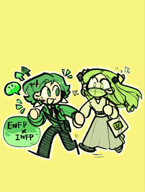 Enfp Infp Friendship, Infp X Enfp Fanart, Infp X Enfp Fanart Ship, Infp Friendship, Enfp Fanart, Enfp Things, Enfp Infp, Personalidad Enfp, Intj Enfp