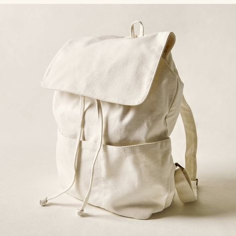 Laude the Label Backpack February Moodboard, Cream Bag, Adjustable Strap Bag, Medium Backpack, Bag Fabric, Convertible Backpack, Gold Fabric, Canvas Backpack, Light Jacket