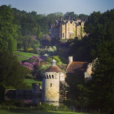 Scotney Castle sits amongst picturesque gardens, parkland and woodland. Within the gardens are two celebrated former homes, the 14th-century moated castle and the Victorian mansion. As well as being a beautiful place, the 310-hectare estate is a Site of Special Scientific Interest. Thanks to John Miller and National Trust images for this photo #nationaltrust #specialplaces #kent #Padgram Lowther Castle Gardens, Dunscaith Castle, Dunnottar Castle Scotland, Huntington Castle Ireland, Sissinghurst Castle Garden, Victorian Mansions, Castle Ruins, London Bridge, Building Structure