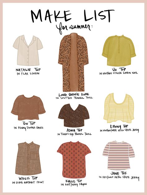 A Love Letter to Design Your Wardrobe  |  Seamwork Magazine Handmade Capsule Wardrobe, Seamwork Design Your Wardrobe, Me Made Wardrobe, Sew Wardrobe, Sewing Wardrobe, Seamwork Patterns, Sewing Planner, Executive Dysfunction, Oversize Denim Jacket