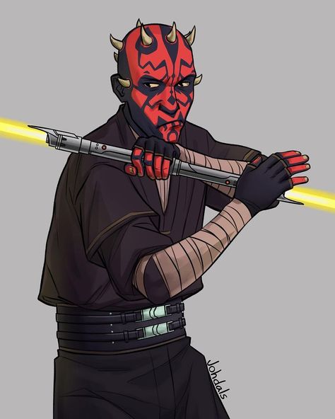 Star Wars Qui Gon Jinn Art, Jedi Maul, Jon Antilles Star Wars, Darth Maul Fan Art, Star Wars Wookie Character Art, Star Wars Darth Maul Art, Dark Maul, Star Wars Villains, Star Wars Planets