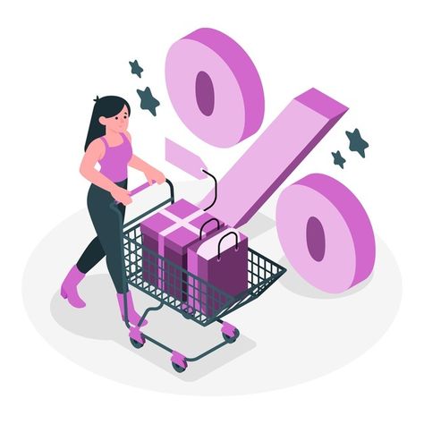 Ilustración del concepto de descuento | Free Vector #Freepik #freevector #compras #venta #cliente #comprar Buying Illustration, Customer Illustration, Caleb Y Sophia, Shopping Illustration, Sale Illustration, Shop Vector, Create A Story, Business Cartoons, Png Illustration