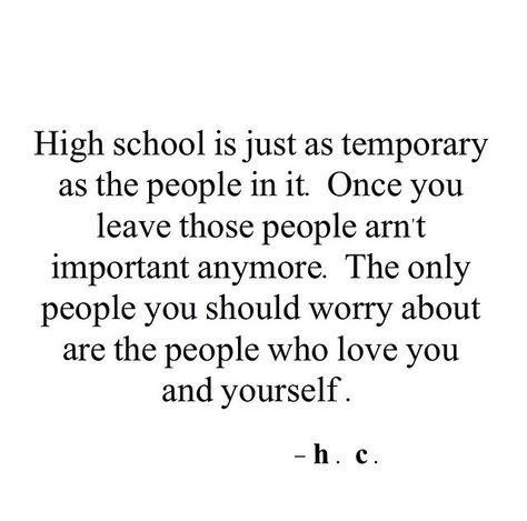 #High School #Temporary High School Loner, Life After High School Quotes, Last Day Of High School Captions, High School Drama Quotes, End Of High School Quotes, Starting High School Quotes, High School Quotes Funny, Quotes About High School, Quotes For High School