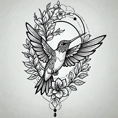 Neo Traditional Hummingbird, Native American Hummingbird Tattoo, Native American Hummingbird, Traditional Hummingbird, Kali Tattoo, Skull Art Tattoo, Saved Tattoo, Hummingbird Tattoo, Sunflower Art