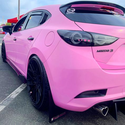 Mazda 3 Accessories, Mazda Accessories, Car Vibes, Future Board, Pink Cars, Mazda 3 Hatchback, Mazda Mazda3, Chevrolet Spark, Mazda 2