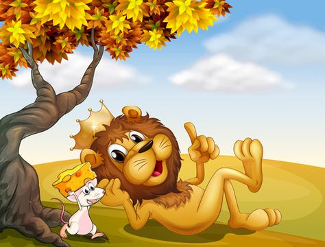 The Lion And The Mouse, Moral Stories In Hindi, Lion And The Mouse, Short Moral Stories, Moral Stories For Kids, Aesops Fables, Moral Stories, Very Scary, Letting Go Of Him