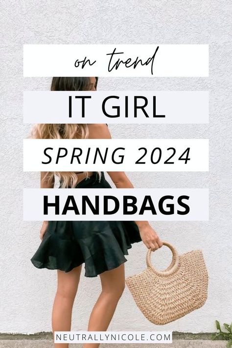 Dive into the world of style with our latest blog post on "The Top Trending Handbags for Spring 2024." Uncover the must-have purse trends of the season, including affordable bags and luxury designer pieces. Stay on-trend and make a fashion statement with the perfect handbag for your spring looks. Spring Designer Bags, Purses Summer 2024, Spring Must Haves 2024, Bags For Summer 2024, 2024 Tote Bag Trends, Purses And Handbags 2024, Purses In Style Now, Casual Purses And Handbags, Spring 2024 Handbag Trends