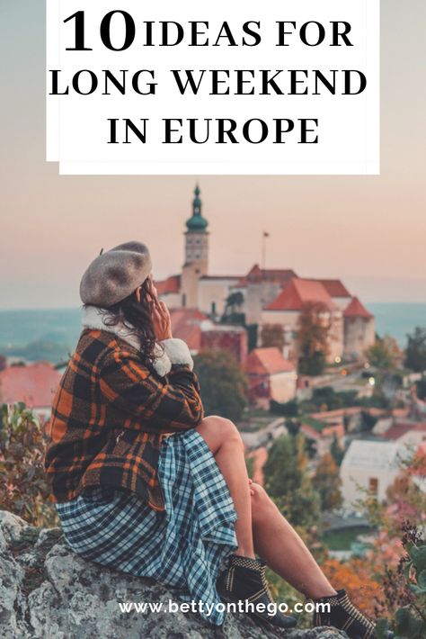 Check 10 original destinations for a less touristic weekend in Europe Weekend In Europe, Europe Weekend Trips, Balcony Painting, Cheap Weekend Getaways, Europe Trips, Long Weekend Trips, Couples Weekend, Long Weekend Getaways, Babymoon Photos