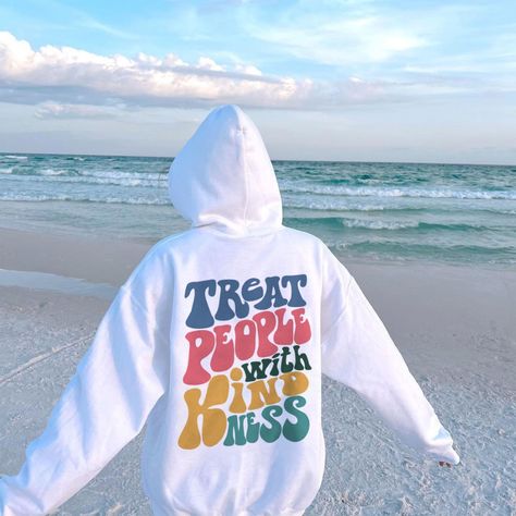 Vsco Aesthetic Outfits, Sunset Hoodie, Positive Hoodie, Inspirational Positive Quotes, Aesthetic Hoodies, Beach Hoodie, Sorority Sweatshirts, Hoodie Quotes, Harry Style