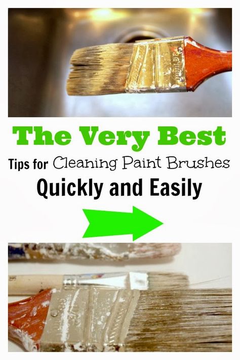 Your paint brushes will almost clean themselves! The easiest, laziest method possible for cleaning paint brushes. Clean Paint Brushes, Homemade Carpet Cleaning Solution, Cleaning Paint Brushes, Cleaning Inspiration, Carpet Cleaning Solution, Cleaning Brushes, House Cleaning Tips, Diy Cleaning Products, Cool Paintings