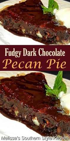 Chocolate Lovers Dessert, Chocolate Pie Recipes, Cake Mug, Chocolate Pecan Pie, Thanksgiving 2020, Good Pie, Apple Bread, Pecan Pie Recipe, Chocolate Pecan