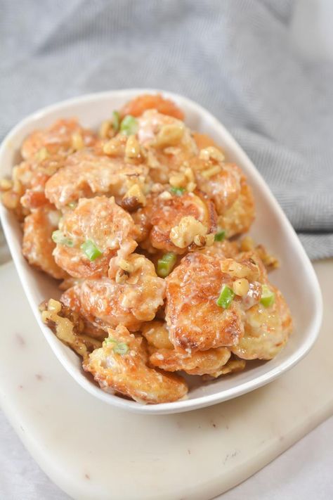 Keto Honey, Shrimp Keto, Chinese Shrimp, Honey Shrimp, Keto Shrimp Recipes, Walnut Shrimp, Healthy Honey, Honey Walnut, Shrimp Appetizers