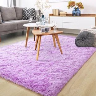 Wayfair | Kids Purple Area Rugs You'll Love in 2023 Bedside Rug, Area Rug Design, Grand Kids, Purple Area Rugs, Nursery Baby Room, Shaggy Rug, Purple Rug, Living Room Carpet, Indoor Area Rugs