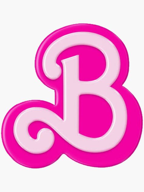 "Barbie Fairytopia Logo" Sticker by Risings | Redbubble Barbie Movie Background, Movie Background, Modern Alphabet, Barbie Fairytopia, Barbie Logo, Barbie Movie, Barbie Party, Alphabet Design, Alphabet Art