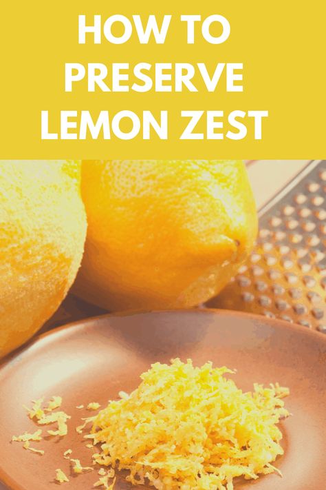 Freezing Lemon Zest, Food Saver Hacks, Preserved Lemons Recipes, Dried Lemon Zest, Meyer Lemon Recipes, Storing Lemons, Citrus Recipes, Frozen Lemon, Dried Lemon