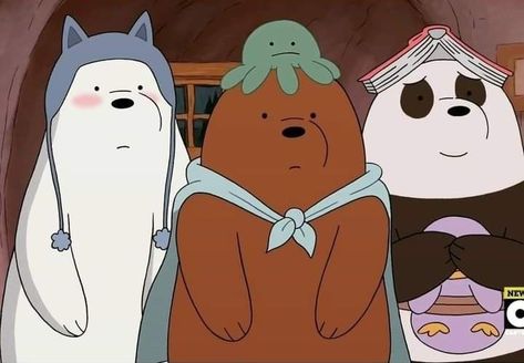 Ice Bear We Bare Bears, Best Friend Thoughts, Ice Bears, We Bear, Matching Wallpaper, Girly Art Illustrations, Cute Cartoon Drawings, We Bare Bears, Bare Bears