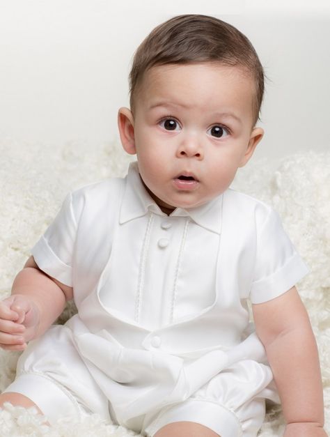 Baby boys white christening outfit Baby Boy White Outfit, Girls Formal Wear, Christening Gowns For Boys, Christening Outfits, Baby Boy Christening Outfit, Baby Christening Outfit, Boy Christening Outfit, Boy Baptism Outfit, Baby Boy Christening