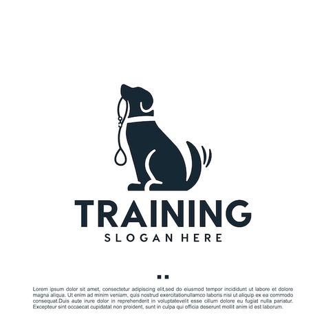 Dog Hotel Logo Design, Dog Training Logo Design, Logo Dog Design, Dog Trainer Logo, Dog Business Logo, Dog Training Logo, Training Logo Design, Dog Walking Logo, Bird Dog Training