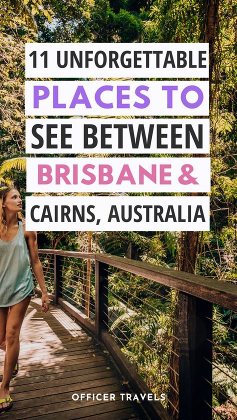 Ready for an unforgettable adventure? Buckle up for an incredible road trip journey from Brisbane to Cairns, Australia. We're sharing 7 must-see destinations that will make your journey absolutely unforgettable. Pack your bags and hit the road for the adventure of a lifetime with our Brisbane to Cairns road trip itinerary Brisbane To Cairns, Australian Road Trip, Australia Itinerary, Cairns Australia, Visit Melbourne, Australia Vacation, Australia Travel Guide, Australian Travel, Visit Australia