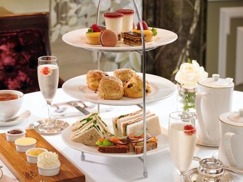 10 Places Around Ireland To Go For Afternoon Tea That's A Real Treat | Lovin.ie Hi Tea, Las Vegas Dining, British Tea Party, Event Menu, High Tea Party, British Tea, Party Catering, Interiors Design, Graham Cracker Crust