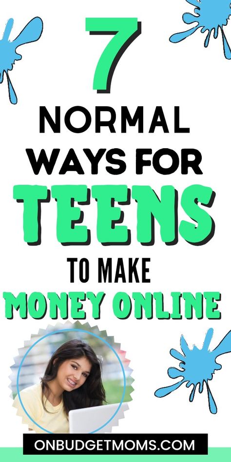 Making money online has become very popular and is still a new concept. With so many different ways to earn money from home it might be difficult for teenagers to find legit and reasonable ways for them to make money online. So here are 7 ways to make money online for teens! Easy Ways For Teens To Make Money, Making Money As A Teen, Easy Ways To Earn Money For Teens, Teenage Money Making, How To Earn Money In Teenage, Company Job, Youtube Comments, Jobs For Teens, Extra Money Online