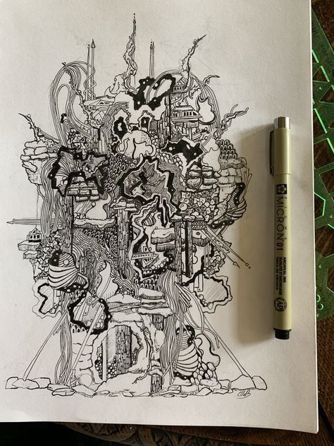 #sketch/drawing, #sketch, #doodle,  #Art, #drawing, #penandink, #micron Automatic Drawing Surrealism, Ink Pen Drawings Easy, Micro Pen Drawing, Messy Pen Art, Micropen Drawing, Micron Pen Art Sketches, Organic Doodles, Fineliners Drawing, Peter Draws