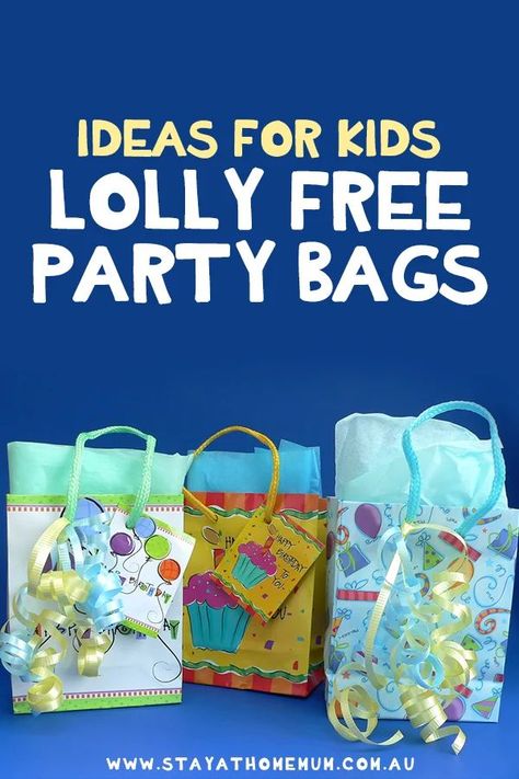 Different lolly free party bag ideas. Party Bag Ideas, Lolly Bags, Lego Kits, Stay At Home Mum, Party Bags Kids, Kids Healthy, Birthday Bag, Mini Soaps, Crafty Mama