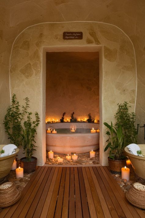 Discover earthy bathroom decor ideas that transform your space into a spa-like retreat. From natural wood accents to calming tones, create a serene and inviting atmosphere inspired by nature's beauty. #EarthyBathroom #BathroomDecor #SpaLikeBathroom #NatureInspiredDesign #BathroomIdeas #NaturalBathroomDecor #DIYBathroomDecor #SereneSpaces #HomeSpaRetreat #EcoFriendlyBathroom Earthy Bathroom Decor, Ecofriendly Bathroom, Earthy Bathroom, Dream Spa, Natural Wood Accents, Japanese Bathroom, Spa Oasis, Dreams Spa, Indoor Spa