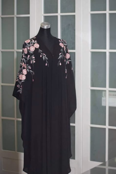 Stylish Burkha Design, New Design Burkha, Handwork Abaya Burkha, Black Burqa Designs, Abya Styl Burkha, Abaya Burkha Design Black, New Burkha Designs Black, New Abaya Style Dubai, Burkha Designs Black Dubai