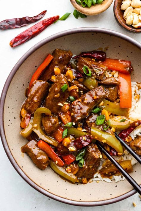 Kung Pao Beef Recipe, Goulash American, Kung Pao Beef, Pao Recipe, Beef Lettuce Wraps, The Recipe Critic, Chicken Gnocchi Soup, Recipe Critic, Asian Sauce