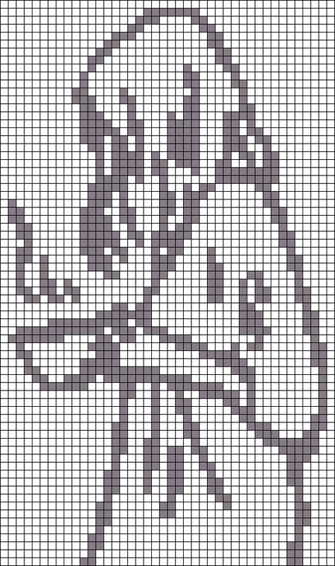 Alpha pattern #70494 | BraceletBook Coffee Silhouette, Geeky Cross Stitch Patterns, Body Outline, Graph Crochet, Easy Pixel Art, Pixel Art Templates, Pixel Crochet, Crochet Wall Hangings, Graph Paper Art