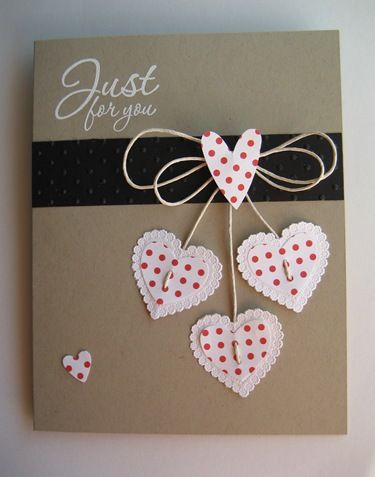 Just For You Creative Valentine Cards, Valentines Day Cards Handmade, Diy Valentines Cards, Valentine Love Cards, Valentine Cards Handmade, Diy Valentine, Creative Valentines, Handmade Valentine, Valentine Card