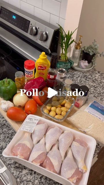 Kimberly Stephanie on Instagram: "Recipe ⬇️🇸🇻 Chicken: Mustard  Worcestershire sauce  Turmeric  Adobo  Salt  Pepper  Garlic Powder  Salt  Onion  I added all of the seasoning above and set it aside to marinate for 30 mins or 1 hour.   Sear the chicken till golden brown and set aside.  Relajo: 4 pasilla chiles 6 star anise pods 4 cinnamon sticks 4 bay leafs ¼ cup dried oregano ¼cup raw pumpkin seeds 3 Tbsp sesame seeds 2 Tbsp cumin seeds 1 Tbsp achiote seeds   Saute your relajo with a little bit of oil and add it to the blender with the green pepper, red pepper, onion, tomatoes, garlic and water   1 Green pepper  1 Red pepper  1 Onion  4 Garlic cloves  4 tomatoes   In the same pot that you cooked chicken, stain the relajo mixture add in the chicken and tomato paste, onions and bay leaf.  A What To Make With Drumstick Chicken, Chicken In Adobo Sauce, Chicken Drumsticks Mexican Recipes, Salvadorian Chicken Recipes, Chicken Legs Recipes For Dinner, Chicken Mexican Recipes, Pollo Guisado Recipe, Drumstick Chicken Recipes, Chicken Mustard