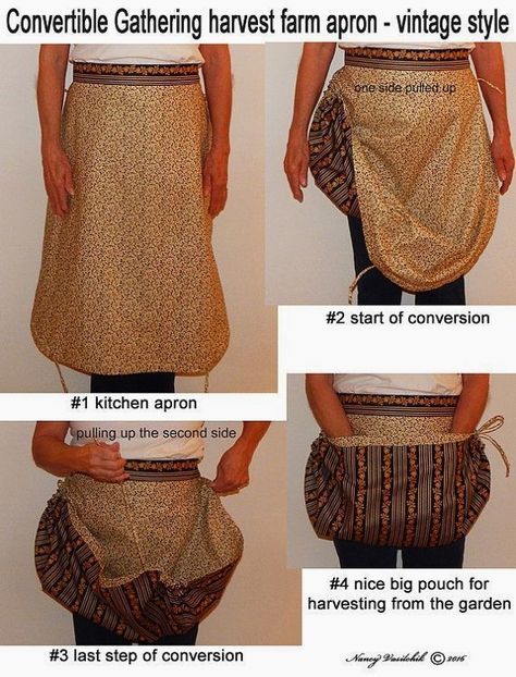 Basket Apron, Harvest Apron, Farm Apron, Egg Apron, Gathering Apron, Garden Apron, Apron Design, Harvest Farm, Diy Sy