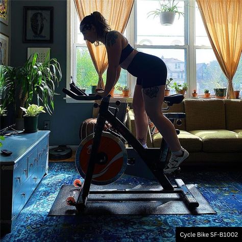 What does your at home cycle bike setup look like? 📷: @thetokaredit⁠ ⁠ Featured product: SF-B1002 Belt Drive Indoor Cycling Bike ⁠ Indoor Cycling Aesthetic, Biking Aesthetic, Cycling Instructor, Cycling Inspiration, Indoor Cycling Bike, Working Out At Home, Bike Training, Bike Aesthetic, Spin Bikes