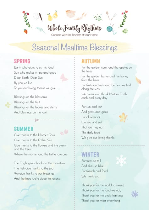 Waldorf Spring Verse, Waldorf Blessings, Waldorf Education Homeschooling, Waldorf Songs, Family Rhythm, Waldorf Verses, Steiner Waldorf Education, Morning Verses, Waldorf Curriculum