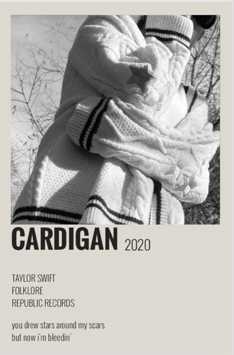 Cardigan Song Poster, Cardigan Taylor Swift Polaroid Poster, Taylor Swift Songs Cardigan, Folklore Minimalist Poster, Taylor Swift Posters Cardigan, Taylor Swift Poster Cardigan, Cardigan Polaroid Poster, Cardigan Poster Taylor Swift, Cardigan Taylor Swift Poster