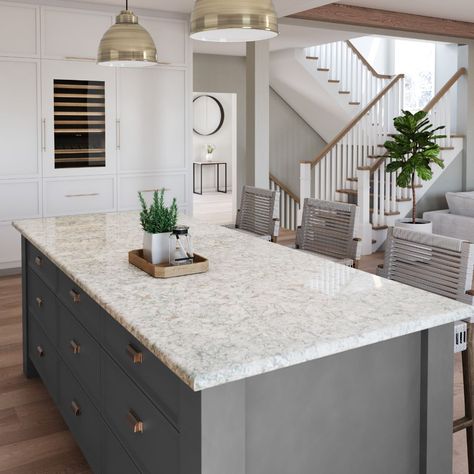 Home Depot Cambria Quartz Countertops: An Unbiased Review and Cost Guide Home Depot Quartz Countertops, Home Depot Countertops, Natural Quartz Countertop, Quartz Countertops Cost, Quartz Bathroom Countertops, Cost Of Countertops, Quartz Bathroom, Cambria Quartz Countertops, Home Depot Kitchen