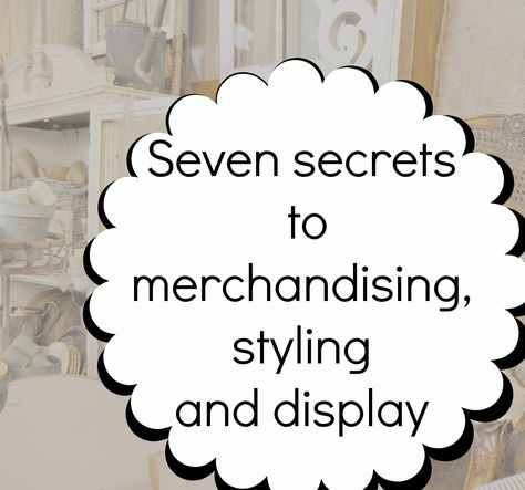 Seven secrets to help visually grow your business with merchandising,styling and display for your shop, show or market, and small retail business. Vintage Booth Backdrop Display Ideas, Jewellery Shop Display Ideas, Garage Retail Store, Creative Jewelry Displays Earrings, Gift Shop Merchandising Ideas, Simple Store Design, How To Decorate A Flea Market Booth Display Ideas, Boutique Merchandising Ideas Clothing, How To Merchandise Retail Display Ideas