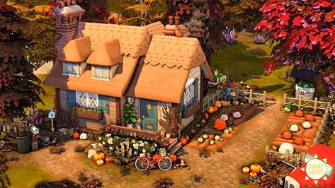 Henford On Bagley, Ts4 Builds, Snowy Escape, Sims 4 Cottage, Sims 4 Build Ideas, Sims 4 Lots, Sims 4 House Building, Sims 4 Sims, Sims 4 House Plans