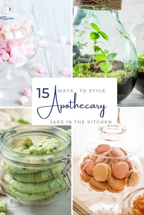 Discover 15 incredible ways to style apothecary jars in your kitchen 🌟! Get creative with seasonal decorations, unique organization, and charming accents. You'll fall in love with these ideas 💕! Follow for more stunning inspo 🚀. What To Put In Apothecary Jars, Jar Ideas Decorative, Large Glass Jar Decor, What To Put In Glass Jars, Ideas For Glass Jars, Glass Jar Decorating Ideas, Unique Organization, Decorate Glass Jars, Jar Decorating Ideas