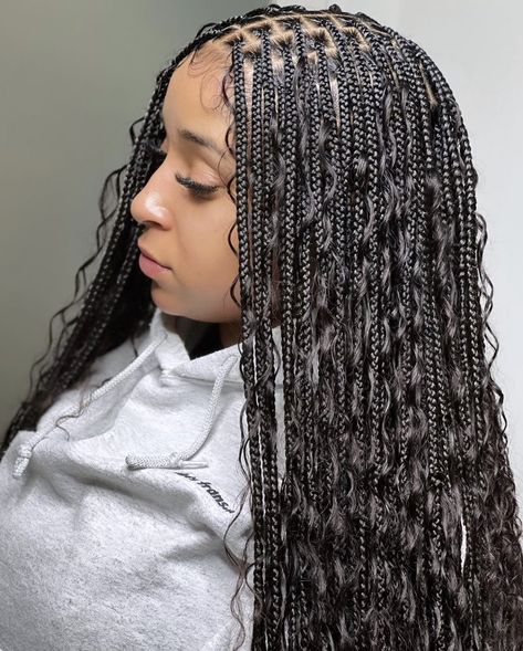 Small Medium + Butt Length + Boho Hair bohemian braids Competition Hair, Ballroom Competition, Braids Hairstyles For Black Women, Cute Box Braids, Bohemian Braids, Goddess Braids Hairstyles, Box Braids Hairstyles For Black Women, Braided Cornrow Hairstyles, Cute Box Braids Hairstyles