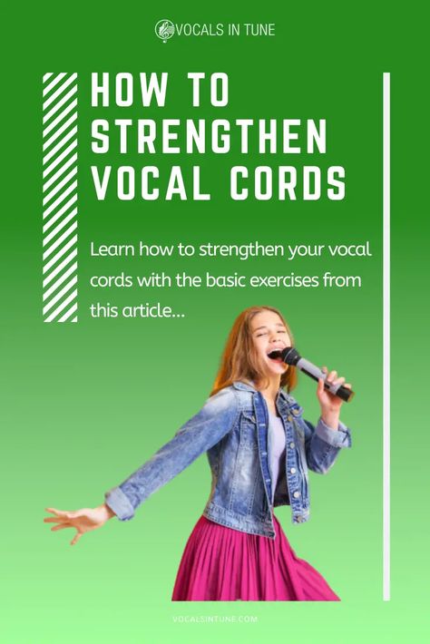 Want to level up your singing skills? This article aims to help you learn how to strengthen vocal cords. Vocal Training Singing Exercise, Vocal Warmups Singing, Vocal Exercises Singing, Band Studio, Singing Training, Leading Worship, Vocal Health, Alto Voice, Vocal Warmups