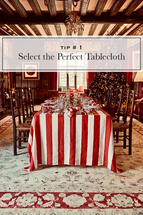 When it comes to the holidays, decorating the table should be just as fun as decorating the tree. So, get ready to deck the halls and set the stage for memorable gatherings…  

To make things a little easier for you, we have created a step-by-step guide on how to set the perfect festive table using our unique collections. Be it for a more informal gathering with friends, or your family’s dinner, here you will find the best tips to bring the magic of the season to your table. How To Make A Tablecloth, Friends Gathering, Festive Tables, Perfect Christmas, Step Guide, Deck The Halls, Table Tops, Christmas Table, Style Guides